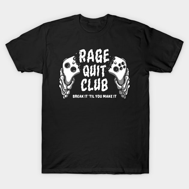 Rage Quit Club (Xbox) T-Shirt by 8BitHobo